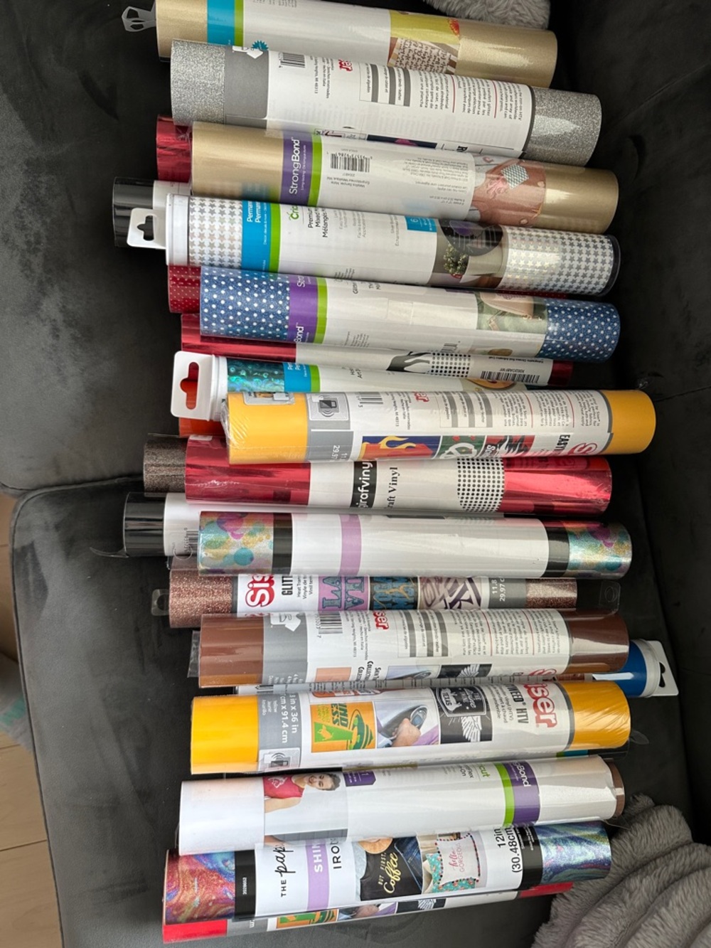 Assorted Craft Vinyl Rolls - Multicolor Pack